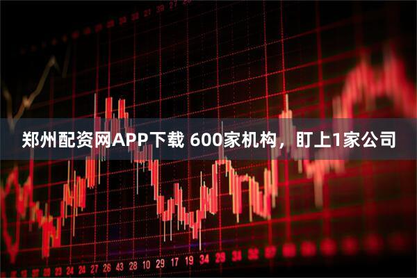 郑州配资网APP下载 600家机构，盯上1家公司